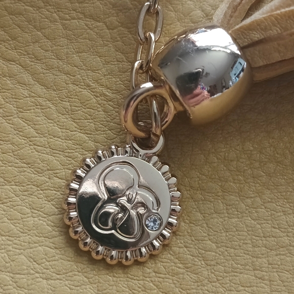 Jessica Simpson Womens Malena. Beautiful Yellow Mustard Scalloped Handbag Purse - Picture 3 of 17